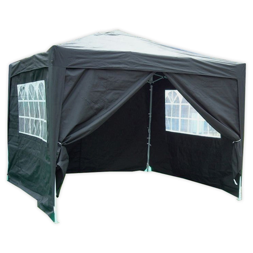 10' x 10' Basic Pop-Up Party Tent - Black