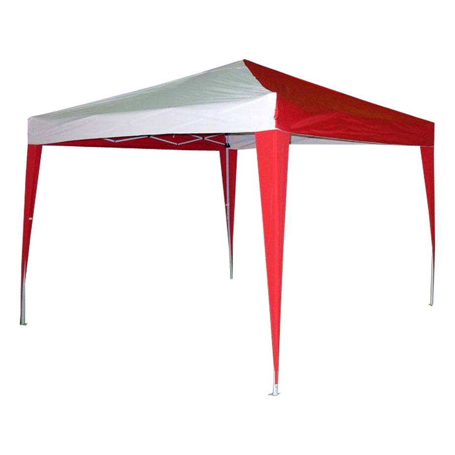 10' x 10' Basic Pop-Up Party Tent - Red and White