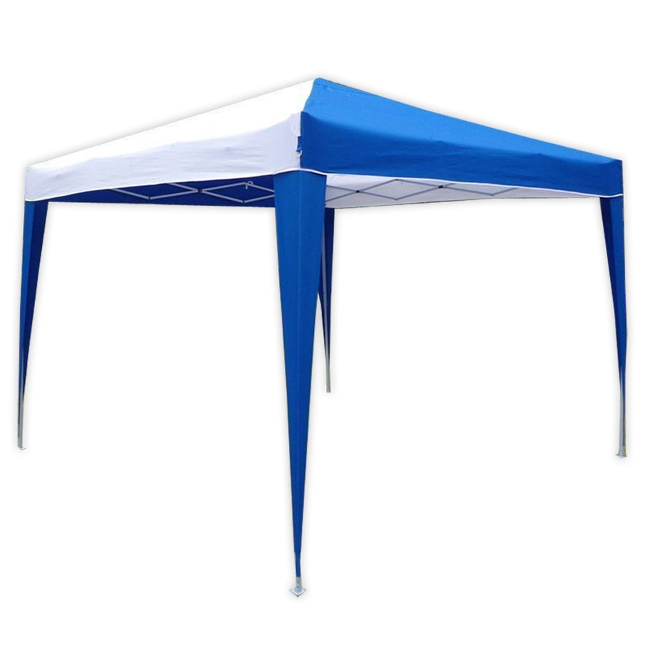 10' x 10' Basic Pop-Up Party Tent - Blue and White