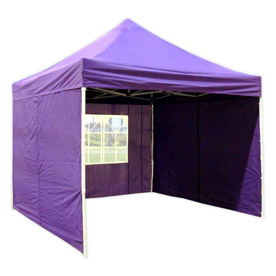 10' x 10' Deluxe Pop-Up Party Tent - Purple