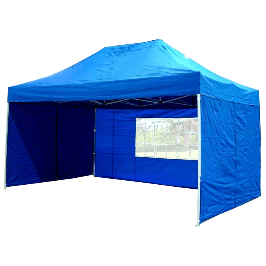 10' x 15' Deluxe Pop-Up Party Tent - Blue