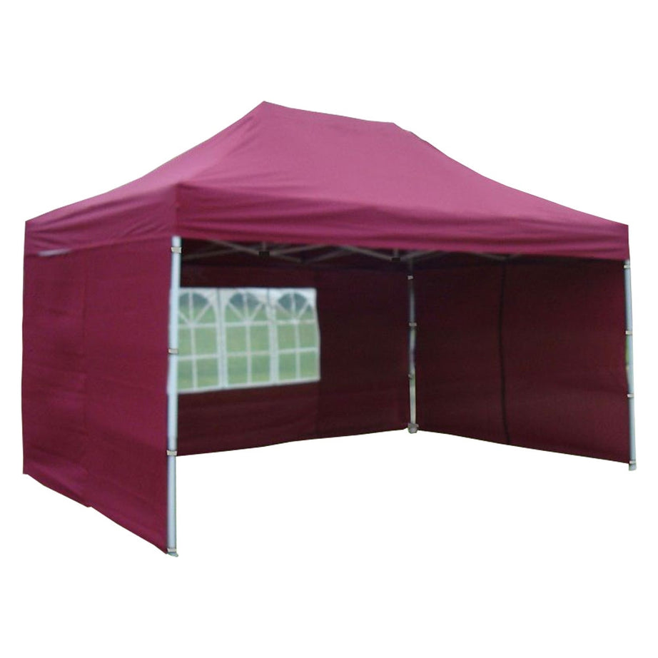 10' x 15' Deluxe Pop-Up Party Tent - Maroon