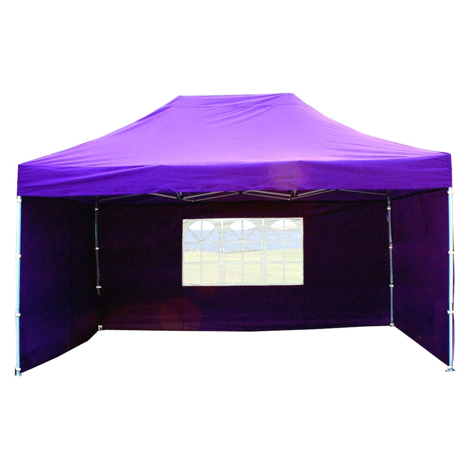 10' x 15' Deluxe Pop-Up Party Tent - Purple