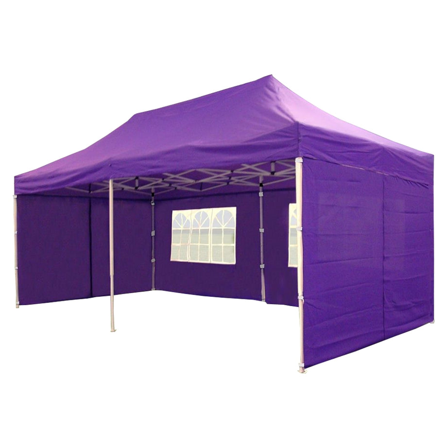 10' x 20' Deluxe Pop-Up Party Tent - Purple