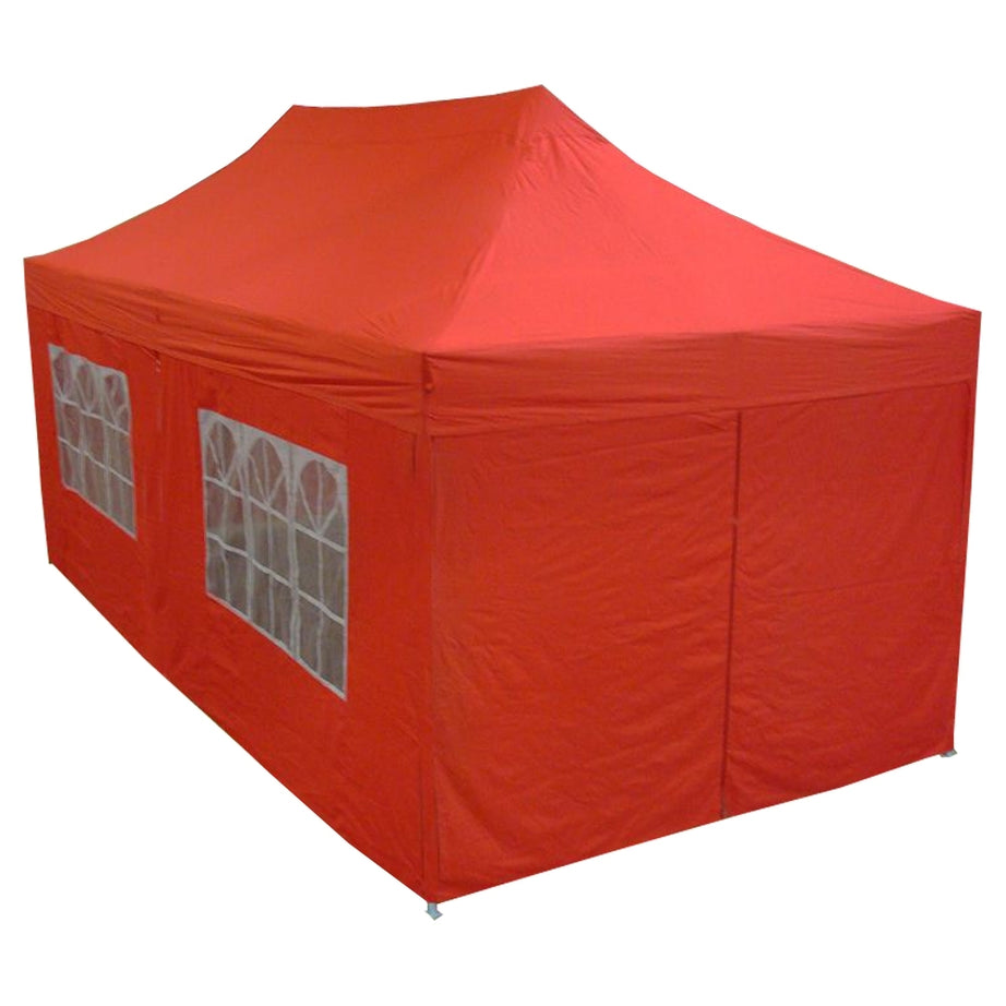 10' x 20' Deluxe Pop-Up Party Tent - Red