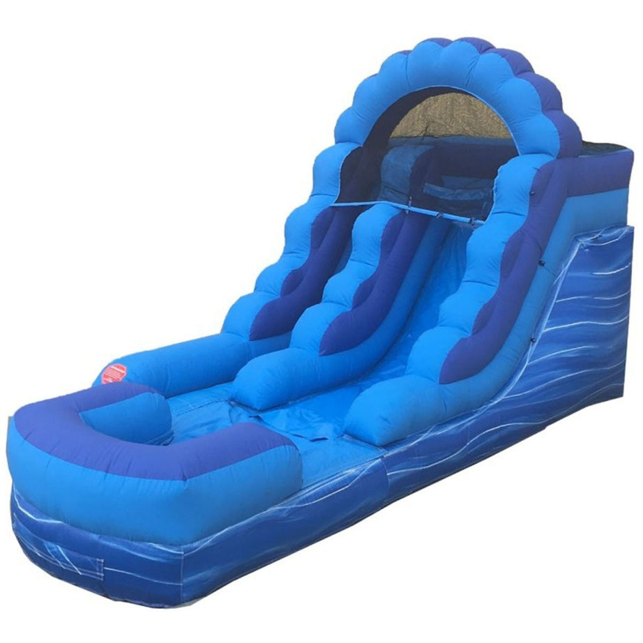 12' Inflatable Water Slide, Blue Marble