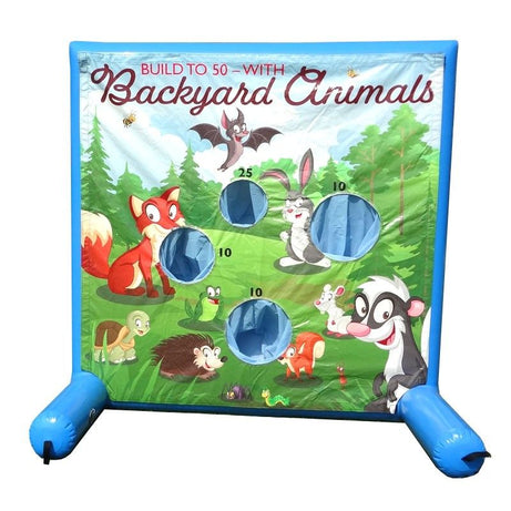 Sealed Air Inflatable Frame Game, Backyard Animals