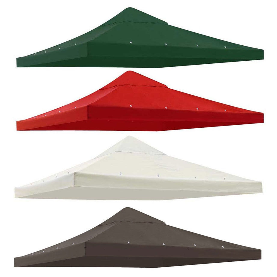 10' X 10' Gazebo Top Cover Patio Canopy Replacement Single Roof