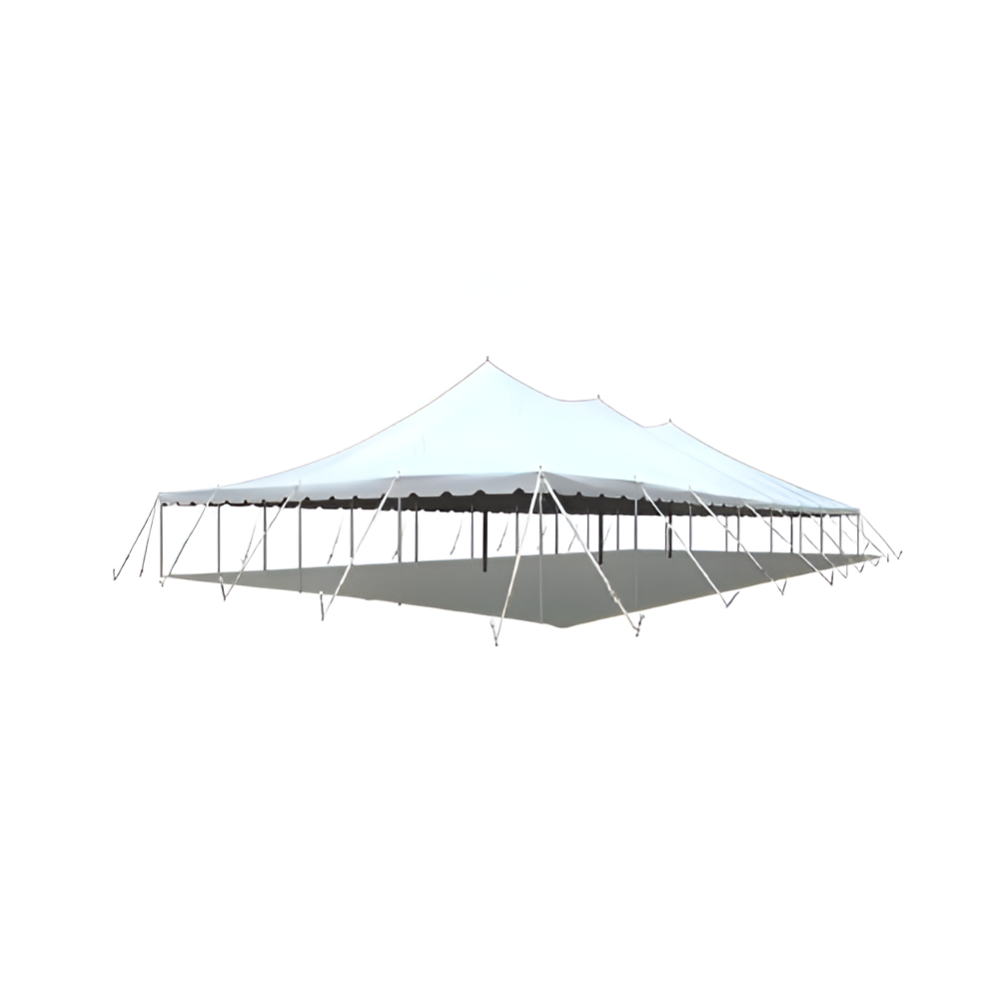 40' X 100' Commercial Aluminum Pole Tent - White