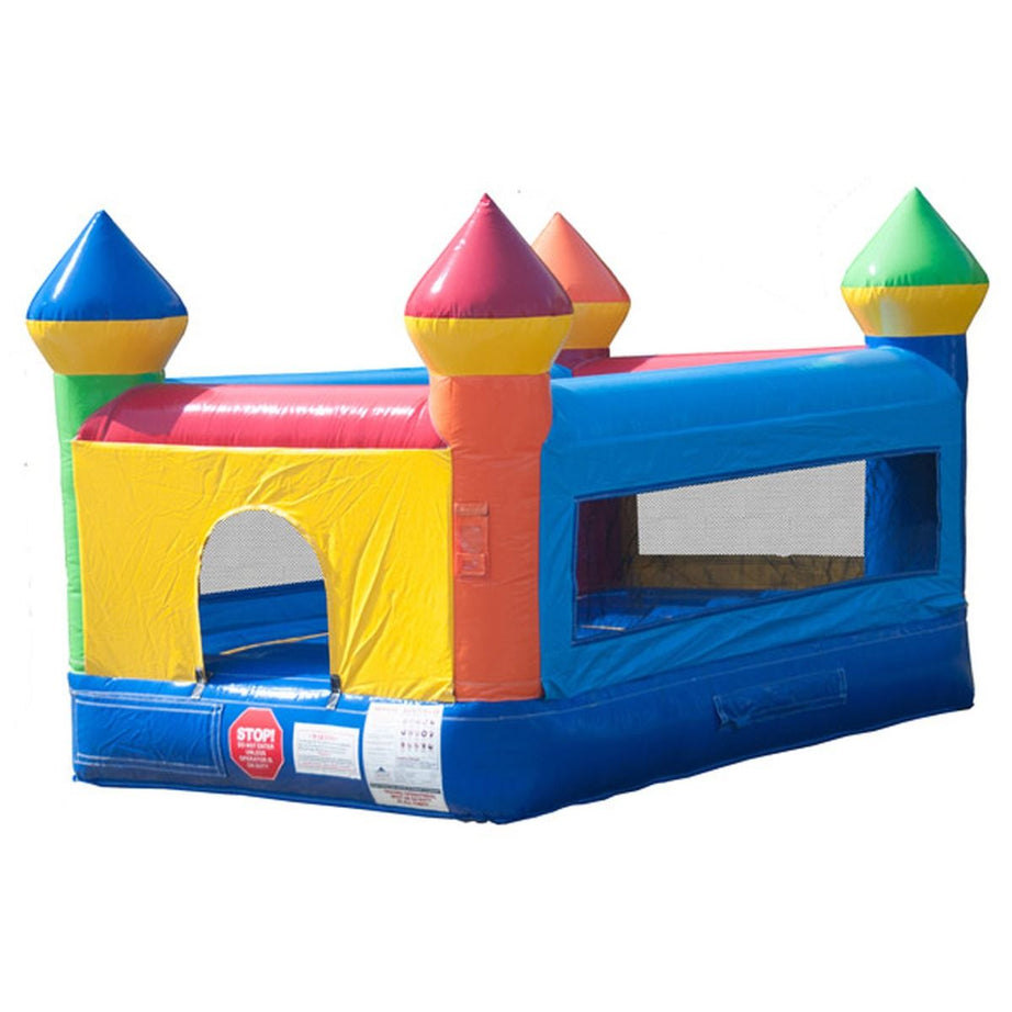 Kids Castle Inflatable Bounce House, Rainbow