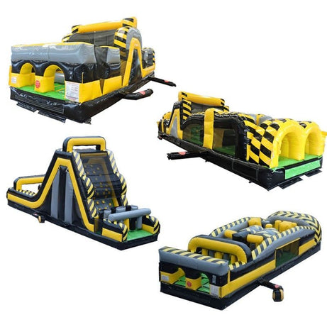 140' 4-Piece Inflatable Obstacle Course, Venom