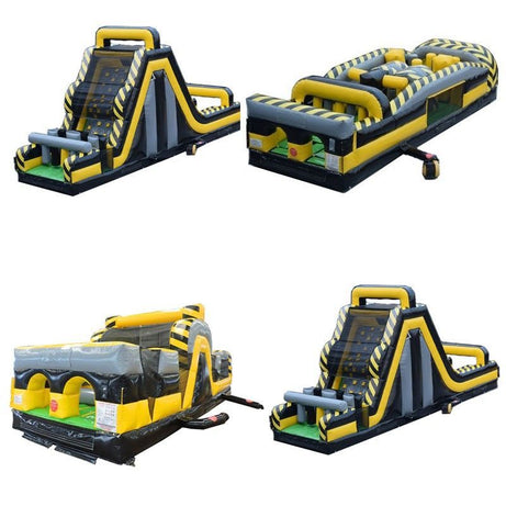 140' 4-Piece 7-Element Inflatable Obstacle Course, Venom