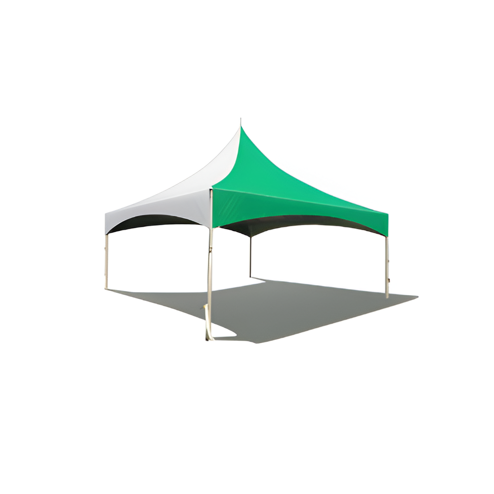 20' X 20' Commercial High Peak Tent - Green Solid