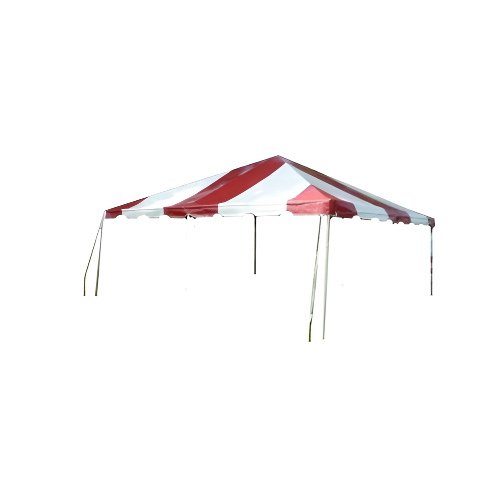 10' X 20' Commercial Aluminum Frame Tent - Red and White