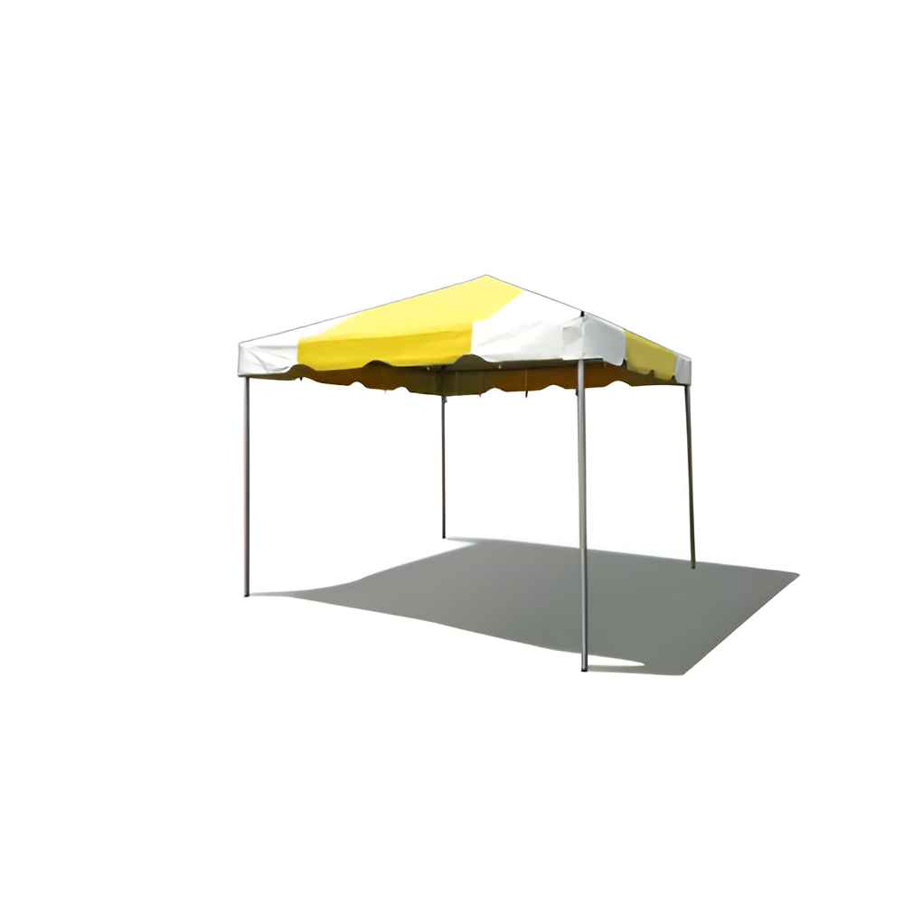 10' X 10' Commercial Aluminum Frame Tent - Yellow