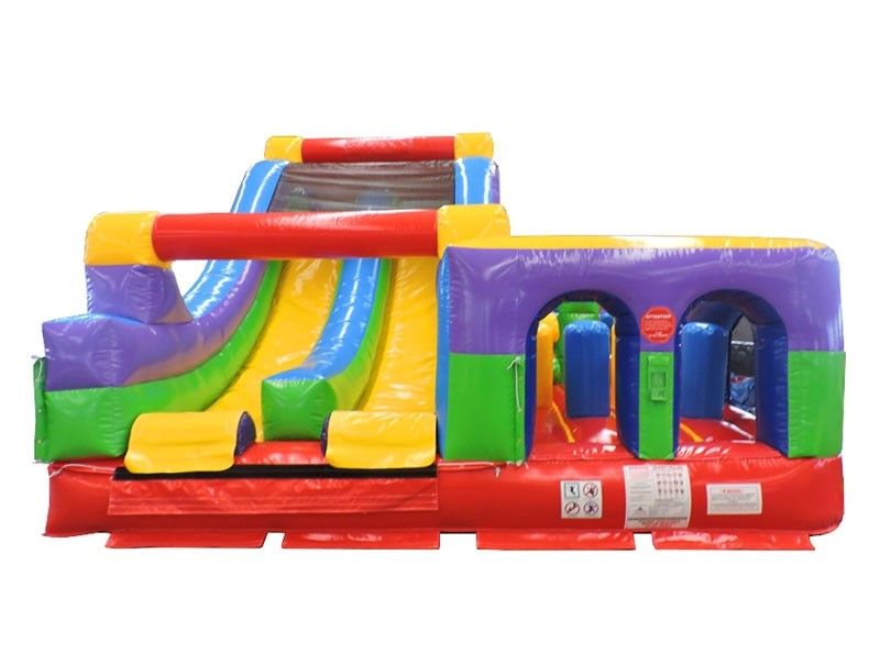 30' Inflatable Obstacle Course, Retro