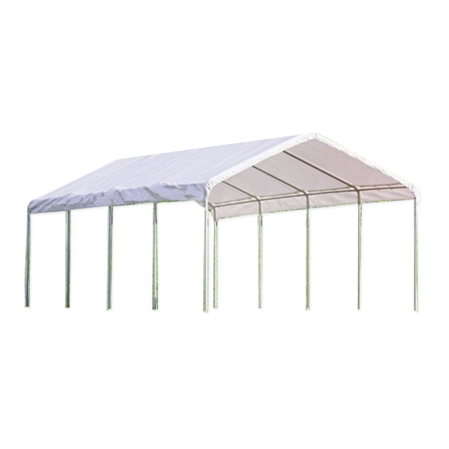 18' X 27' Carport Shelter - White