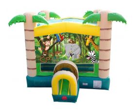 Modular Inflatable Bounce House, Tropical Jungle