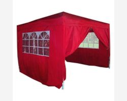 10' x 10' Basic Pop-Up Party Tent - Red