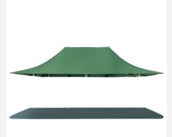 10' X 20' 50mm Commercial Pop-Up Fly Tent - Green