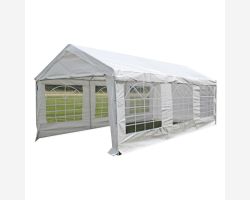 10'X'20 Heavy Duty Canopy - White