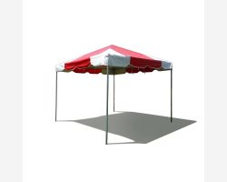 10' X 10' PVC Commercial Steel Frame Tent - Red