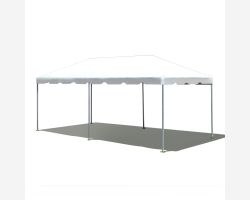 10' X 20' PVC Commercial Steel Frame Tent - White