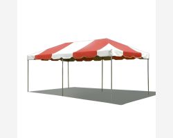 10' X 20' PVC Commercial Steel Frame Tent - Red